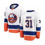 New York Islanders #31 Billy Smith Fanatics Branded White Away Breakaway NHL Jersey