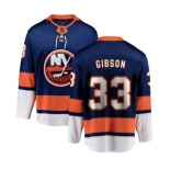 New York Islanders #33 Christopher Gibson Fanatics Branded Royal Blue Home Breakaway NHL Jersey