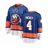 New York Islanders #4 Thomas Hickey Fanatics Branded Royal Blue Home Breakaway NHL Jersey