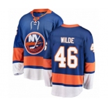 New York Islanders #46 Bode Wilde Fanatics Branded Royal Blue Home Breakaway NHL Jersey