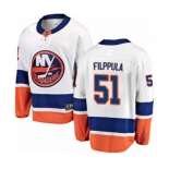 New York Islanders #51 Valtteri Filppula Fanatics Branded White Away Breakaway NHL Jersey