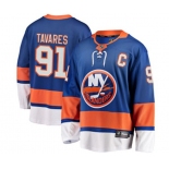 New York Islanders #91 John Tavares Fanatics Branded Royal Blue Home Breakaway NHL Jersey