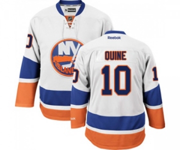 Reebok New York Islanders #10 Alan Quine Authentic White Away NHL Jersey