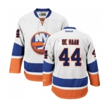 Reebok New York Islanders #44 Calvin de Haan Authentic White Away NHL Jersey