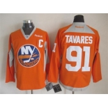 nhl jerseys new york Islanders #91 John Tavares orange