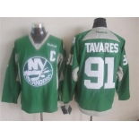 nhl jerseys new york Islanders #91 tavares green[patch C][2015 new]