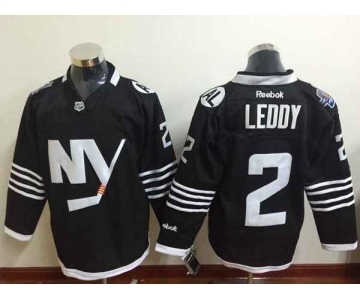 nhl jerseys new york islanders #2 leddy black[2015 new][leddy]