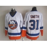 nhl jerseys new york islanders #31 smith white