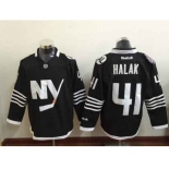 nhl jerseys new york islanders #41 halak black[2015 new]