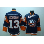 nhl new york Islanders #13 schremp blue