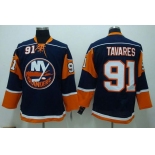 nhl new york Islanders #91 tavares blue 3rd