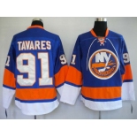 nhl new york Islanders#91 tavares blue third edition