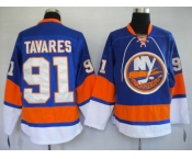 nhl new york Islanders#91 tavares blue third edition