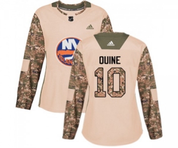 Women Adidas New York Islanders #10 Alan Quine Authentic Camo Veterans Day Practice NHL Jersey