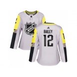 Women Adidas New York Islanders #12 Josh Bailey Gray 2018 All-Star Metro Division Authentic Stitched NHL Jersey