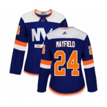 Women Adidas New York Islanders #24 Scott Mayfield Authentic Blue Alternate NHL Jersey