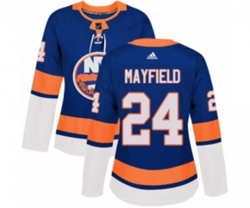 Women Adidas New York Islanders #24 Scott Mayfield Premier Royal Blue Home NHL Jersey