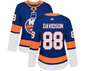 Women Adidas New York Islanders #88 Brandon Davidson Authentic Royal Blue Home NHL Jersey