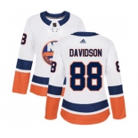 Women Adidas New York Islanders #88 Brandon Davidson Authentic White Away NHL Jersey