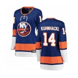 Women New York Islanders #14 Tom Kuhnhackl Fanatics Branded Royal Blue Home Breakaway NHL Jersey