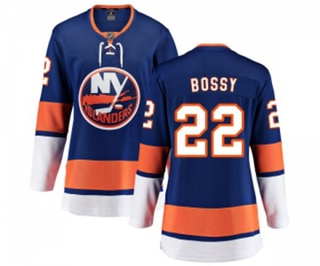 Women New York Islanders #22 Mike Bossy Fanatics Branded Royal Blue Home Breakaway NHL Jersey