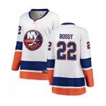 Women New York Islanders #22 Mike Bossy Fanatics Branded White Away Breakaway NHL Jersey