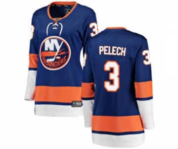 Women New York Islanders #3 Adam Pelech Fanatics Branded Royal Blue Home Breakaway NHL Jersey