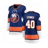 Women New York Islanders #40 Robin Lehner Fanatics Branded Royal Blue Home Breakaway NHL Jersey