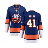 Women New York Islanders #41 Jaroslav Halak Fanatics Branded Royal Blue Home Breakaway NHL Jersey