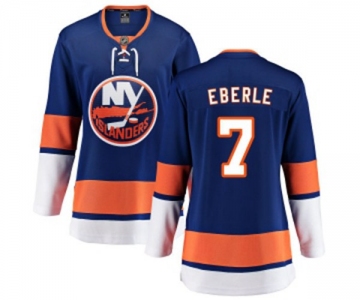 Women New York Islanders #7 Jordan Eberle Fanatics Branded Royal Blue Home Breakaway NHL Jersey