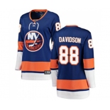 Women New York Islanders #88 Brandon Davidson Fanatics Branded Royal Blue Home Breakaway NHL Jersey