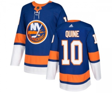 Youth Adidas New York Islanders #10 Alan Quine Authentic Royal Blue Home NHL Jersey