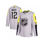 Youth Adidas New York Islanders #12 Josh Bailey Gray 2018 All-Star Metro Division Authentic Stitched NHL Jersey