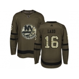 Youth Adidas New York Islanders #16 Andrew Ladd Green Salute to Service Stitched NHL Jersey