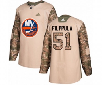 Youth Adidas New York Islanders #51 Valtteri Filppula Authentic Camo Veterans Day Practice NHL Jersey