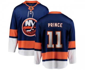 Youth New York Islanders #11 Shane Prince Fanatics Branded Royal Blue Home Breakaway NHL Jersey