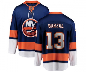 Youth New York Islanders #13 Mathew Barzal Fanatics Branded Royal Blue Home Breakaway NHL Jersey