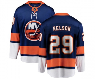 Youth New York Islanders #29 Brock Nelson Fanatics Branded Royal Blue Home Breakaway NHL Jersey