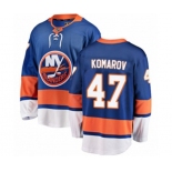 Youth New York Islanders #47 Leo Komarov Fanatics Branded Royal Blue Home Breakaway NHL Jersey