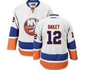 Youth Reebok New York Islanders #12 Josh Bailey Authentic White Away NHL Jersey