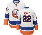 Youth Reebok New York Islanders #22 Mike Bossy Authentic White Away NHL Jersey