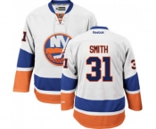 Youth Reebok New York Islanders #31 Billy Smith Authentic White Away NHL Jersey