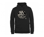 Men's New York Islanders Black Rink Warrior Pullover Hoodie