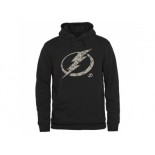 Men's Tampa Bay Lightning Black Rink Warrior Pullover Hoodie