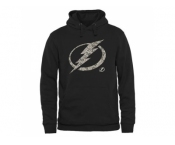 Men's Tampa Bay Lightning Black Rink Warrior Pullover Hoodie