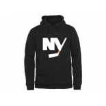 New York Islanders Black Rinkside Logo Pullover Hoodie