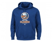 New York Islanders Majestic Royal Blue Critical Victory VIII Fleece Hoodie