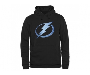 Tampa Bay Lightning Black Rinkside Pond Hockey Pullover Hoodie