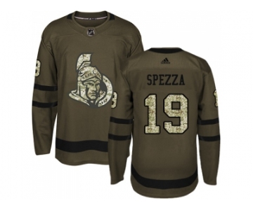 Adidas Ottawa Senators #19 Jason Spezza Green Salute to Service Stitched NHL Jersey