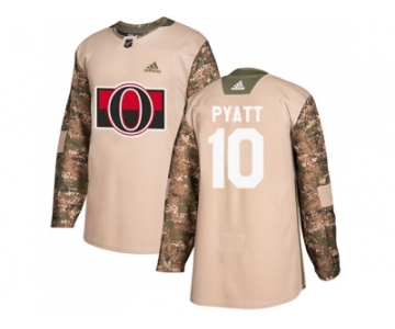 Men Adidas Ottawa Senators #10 Tom Pyatt Camo Authentic 2017 Veterans Day Stitched NHL Jersey